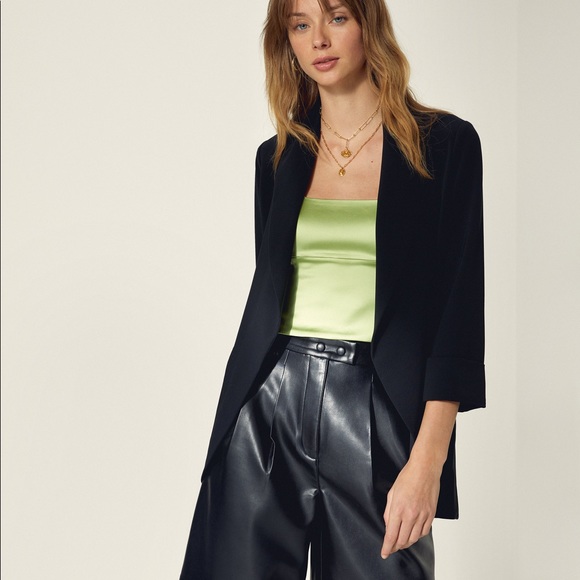 ARITZIA Wilfred Black Chevalier Jacket - Picture 4 of 13